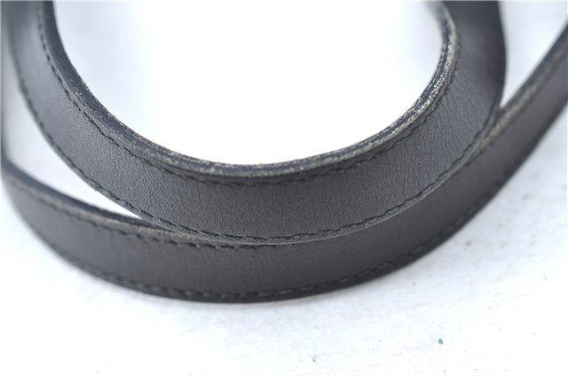 Authentic GUCCI Shoulder Tote Bag Purse GG Canvas Leather 31244 Black J0516