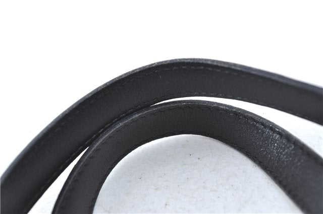 Authentic GUCCI Shoulder Tote Bag Purse GG Canvas Leather 31244 Black J0516