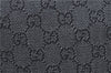 Authentic GUCCI Shoulder Tote Bag Purse GG Canvas Leather 31244 Black J0516