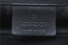 Authentic GUCCI Shoulder Tote Bag Purse GG Canvas Leather 31244 Black J0516