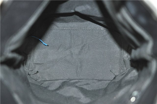 Authentic GUCCI Shoulder Tote Bag Purse GG Canvas Leather 31244 Black J0516