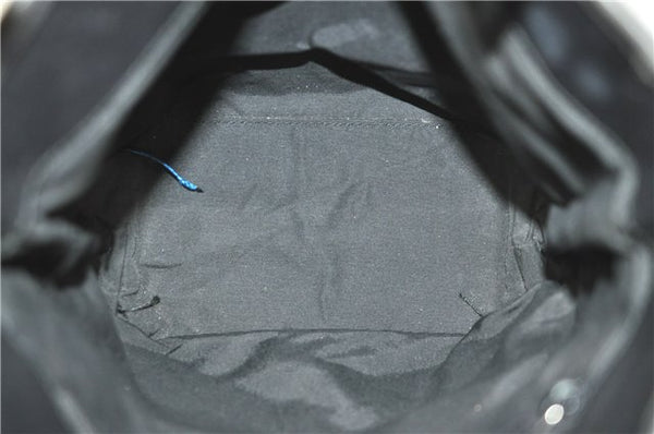 Authentic GUCCI Shoulder Tote Bag Purse GG Canvas Leather 31244 Black J0516