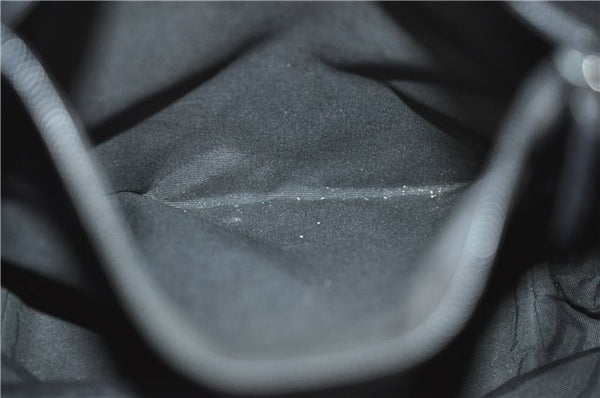 Authentic GUCCI Shoulder Tote Bag Purse GG Canvas Leather 31244 Black J0516