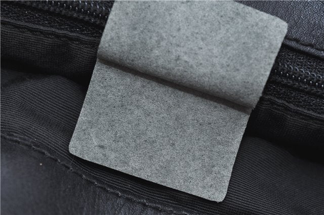 Authentic GUCCI Shoulder Tote Bag Purse GG Canvas Leather 31244 Black J0516