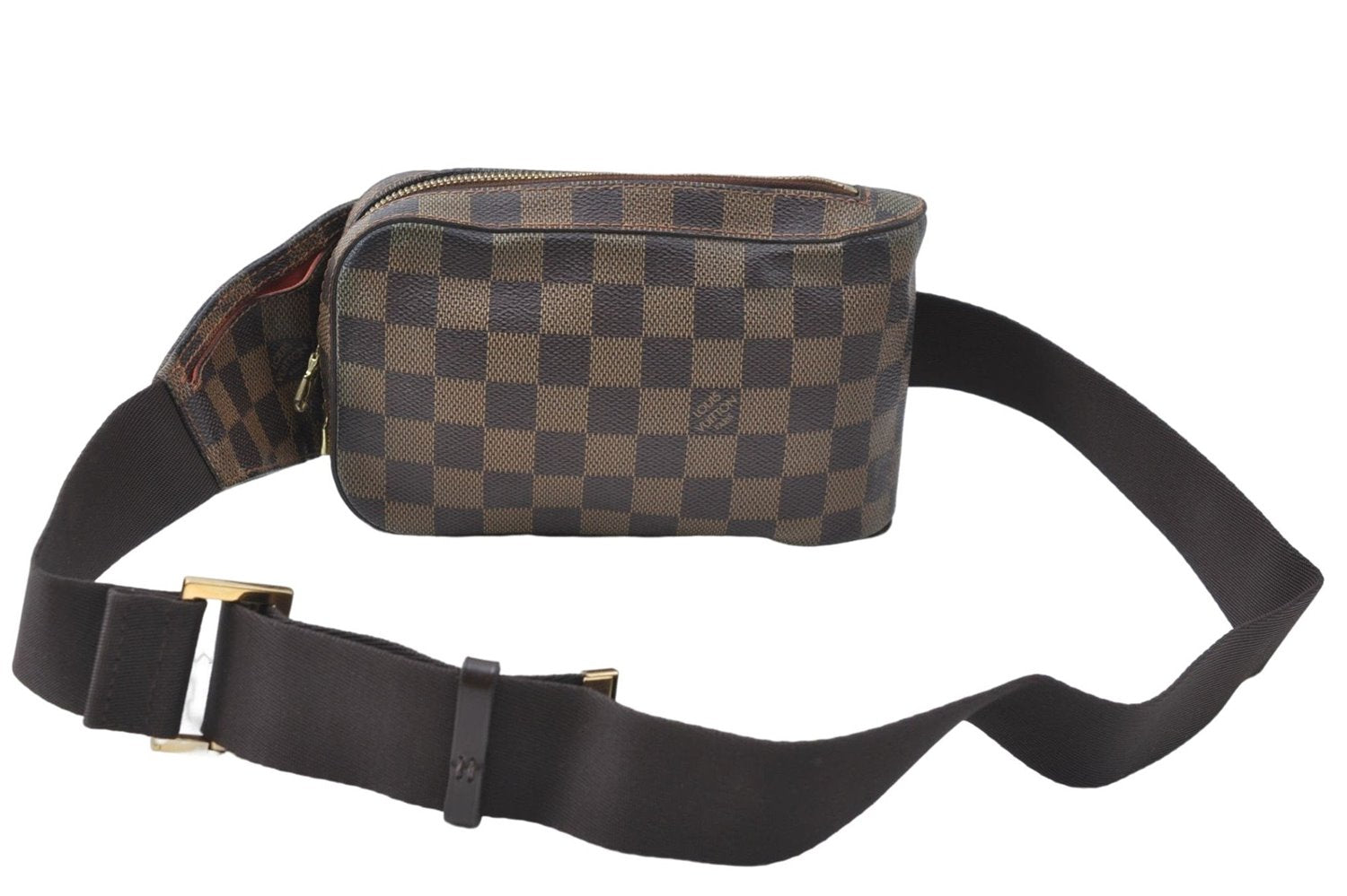 Authentic Louis Vuitton Damier Geronimos Waist Bum Waist bag N51994 LV J0518