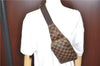 Authentic Louis Vuitton Damier Geronimos Waist Bum Waist bag N51994 LV J0518