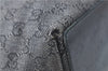 Authentic GUCCI Shoulder Tote Bag Purse GG Canvas Leather 31244 Black J0520