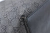 Authentic GUCCI Shoulder Tote Bag Purse GG Canvas Leather 31244 Black J0520