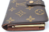 Auth Louis Vuitton Monogram Porte Monnaie Billets Viennois M61663 Wallet J0524