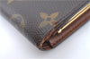 Auth Louis Vuitton Monogram Porte Monnaie Billets Viennois M61663 Wallet J0524