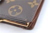 Auth Louis Vuitton Monogram Porte Monnaie Billets Viennois M61663 Wallet J0524