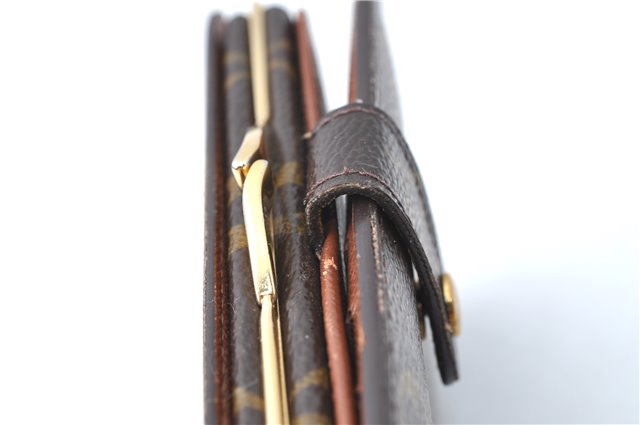 Auth Louis Vuitton Monogram Porte Monnaie Billets Viennois M61663 Wallet J0524