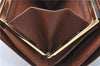 Auth Louis Vuitton Monogram Porte Monnaie Billets Viennois M61663 Wallet J0524