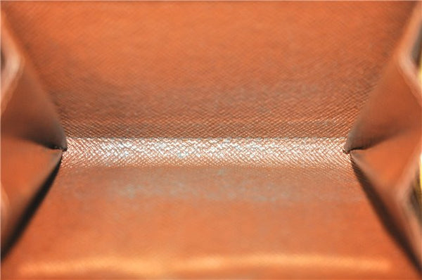 Auth Louis Vuitton Monogram Porte Monnaie Billets Viennois M61663 Wallet J0524