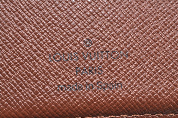Auth Louis Vuitton Monogram Porte Monnaie Billets Viennois M61663 Wallet J0524