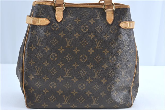 Authentic Louis Vuitton Monogram Batignolles Vertical Tote Bag M51153 LV J0529