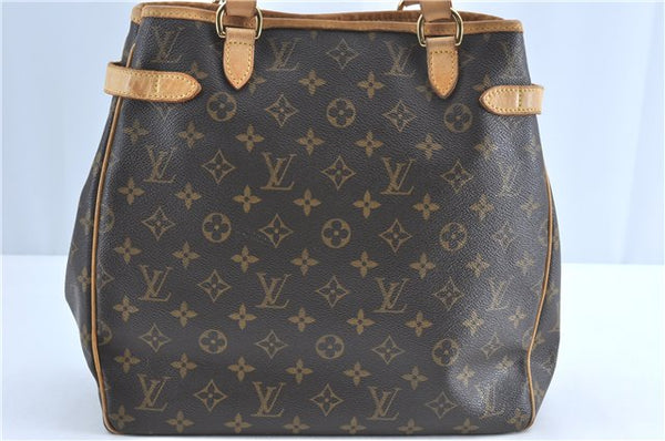 Authentic Louis Vuitton Monogram Batignolles Vertical Tote Bag M51153 LV J0529