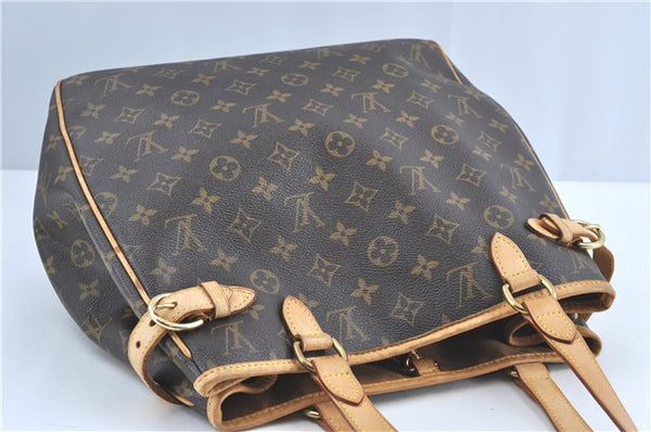 Authentic Louis Vuitton Monogram Batignolles Vertical Tote Bag M51153 LV J0529