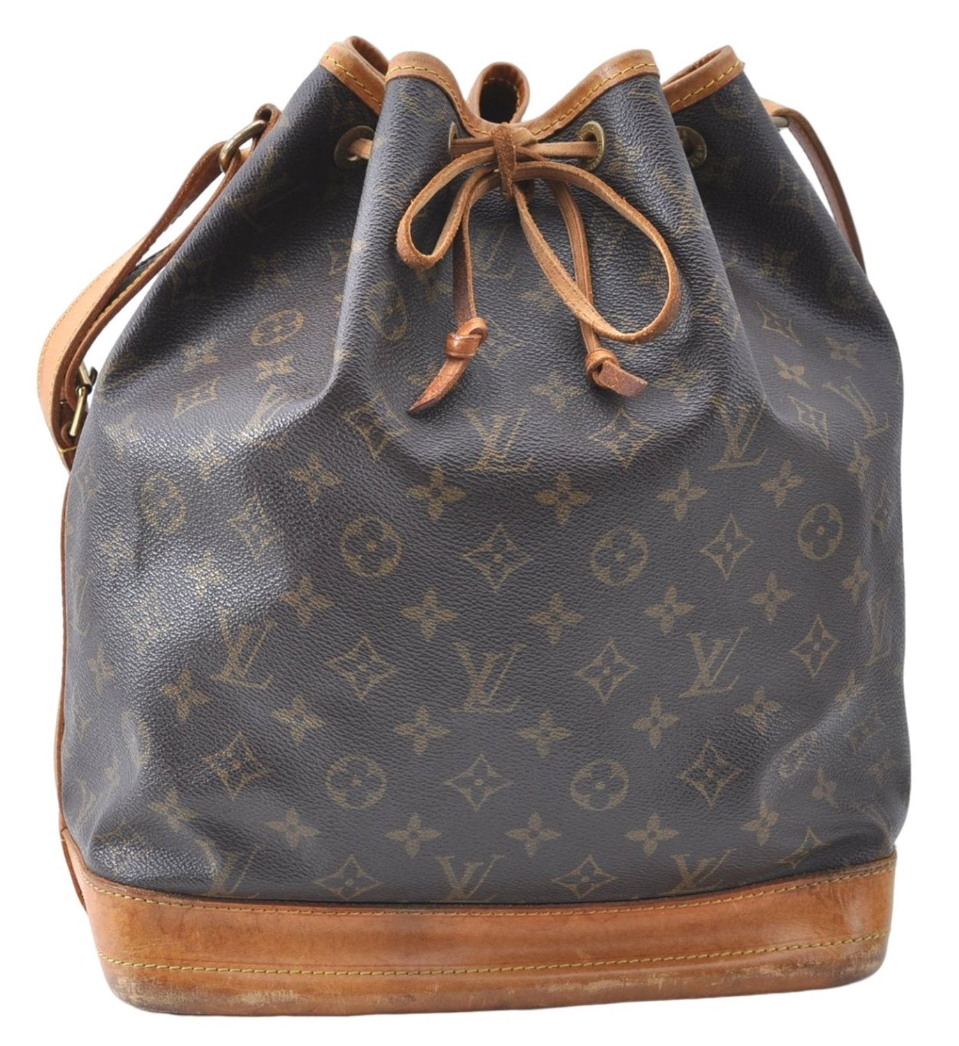 Authentic Louis Vuitton Monogram Noe Shoulder Tote Bag M42224 LV J0530