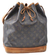 Authentic Louis Vuitton Monogram Noe Shoulder Tote Bag M42224 LV J0530