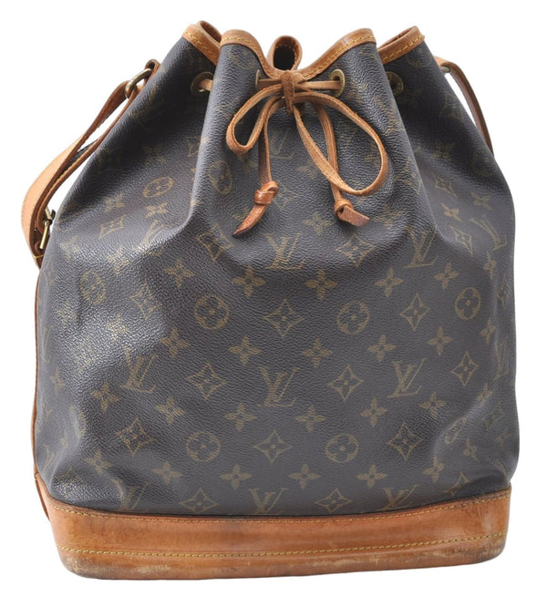 Authentic Louis Vuitton Monogram Noe Shoulder Tote Bag M42224 LV J0530