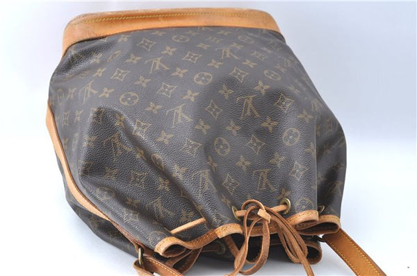 Authentic Louis Vuitton Monogram Noe Shoulder Tote Bag M42224 LV J0530