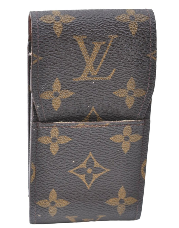 Authentic Louis Vuitton Monogram Etui Cigarette Case M63024 LV J0544