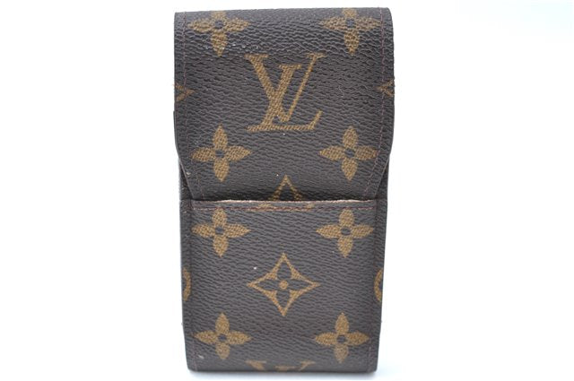 Authentic Louis Vuitton Monogram Etui Cigarette Case M63024 LV J0544