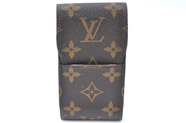 Authentic Louis Vuitton Monogram Etui Cigarette Case M63024 LV J0544