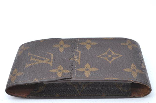Authentic Louis Vuitton Monogram Etui Cigarette Case M63024 LV J0545