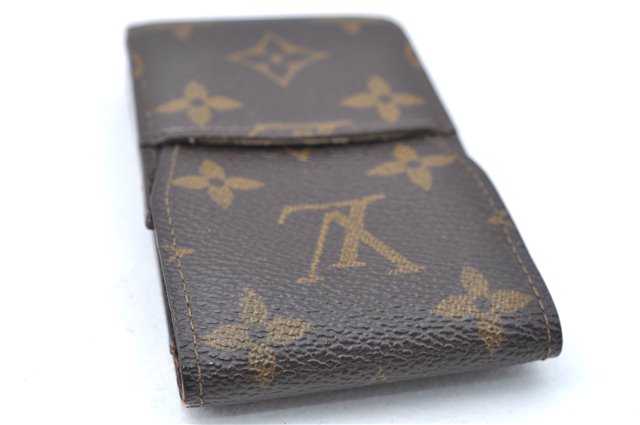 Authentic Louis Vuitton Monogram Etui Cigarette Case M63024 LV J0545