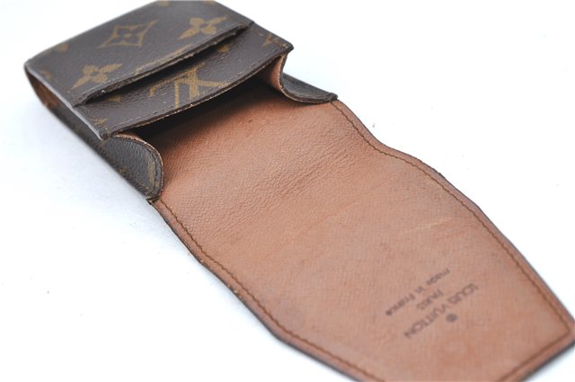 Authentic Louis Vuitton Monogram Etui Cigarette Case M63024 LV J0545