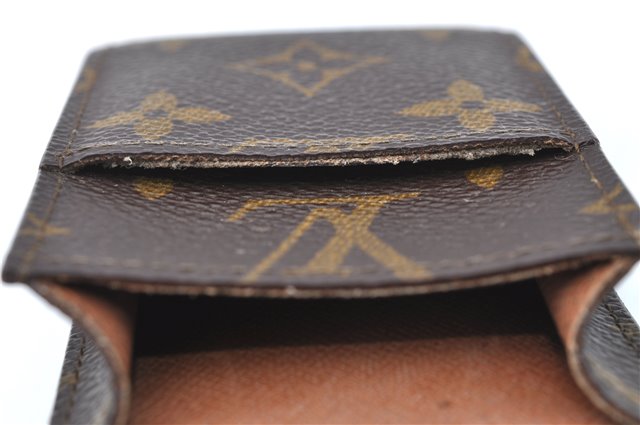 Authentic Louis Vuitton Monogram Etui Cigarette Case M63024 LV J0545