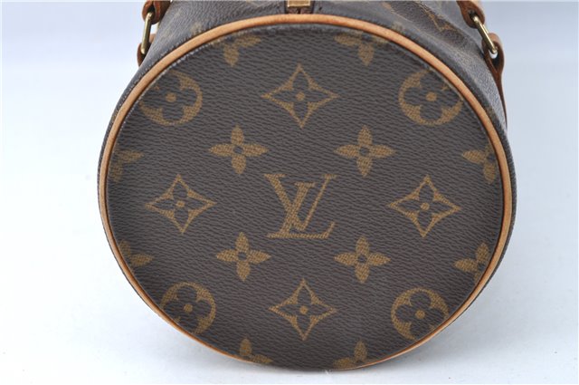 Authentic Louis Vuitton Monogram Papillon 28 Hand Bag LV J0551