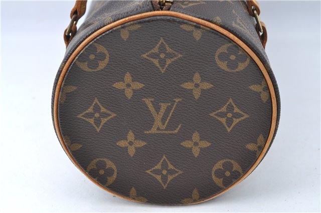 Authentic Louis Vuitton Monogram Papillon 28 Hand Bag LV J0551