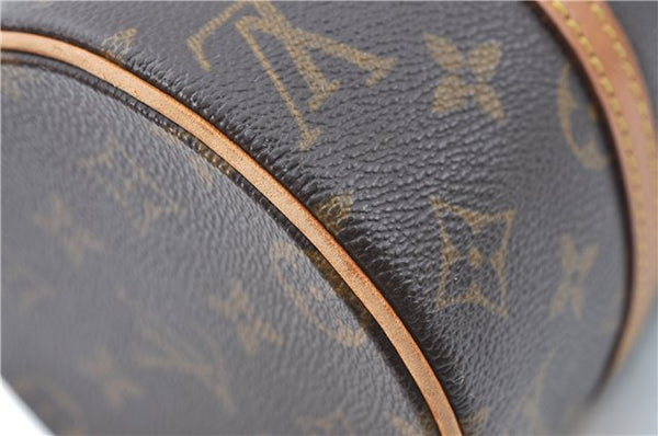 Authentic Louis Vuitton Monogram Papillon 28 Hand Bag LV J0551