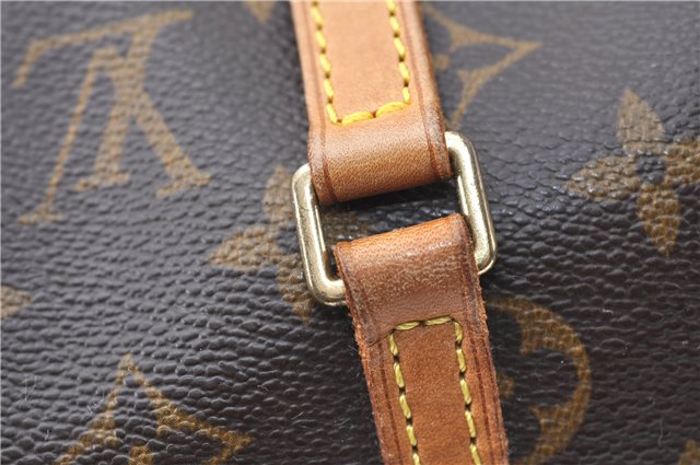 Authentic Louis Vuitton Monogram Papillon 28 Hand Bag LV J0551