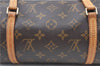 Authentic Louis Vuitton Monogram Papillon 28 Hand Bag LV J0551