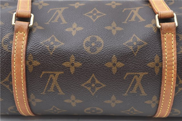Authentic Louis Vuitton Monogram Papillon 28 Hand Bag LV J0551