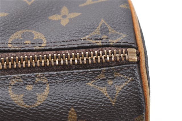 Authentic Louis Vuitton Monogram Papillon 28 Hand Bag LV J0551