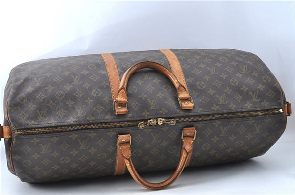 Auth Louis Vuitton Monogram Keepall Bandouliere 60 Boston Bag M41412 LV J0552