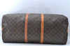 Auth Louis Vuitton Monogram Keepall Bandouliere 60 Boston Bag M41412 LV J0552