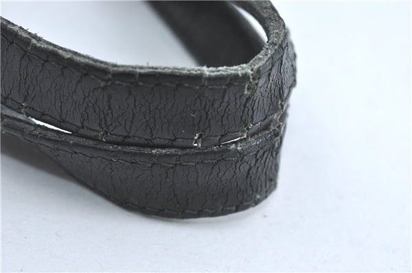 Authentic GUCCI Shoulder Tote Bag GG Canvas Leather 31243 Black J0554