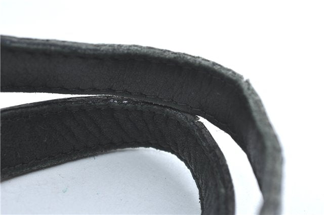 Authentic GUCCI Shoulder Tote Bag GG Canvas Leather 31243 Black J0554