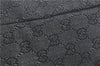 Authentic GUCCI Shoulder Tote Bag GG Canvas Leather 31243 Black J0554