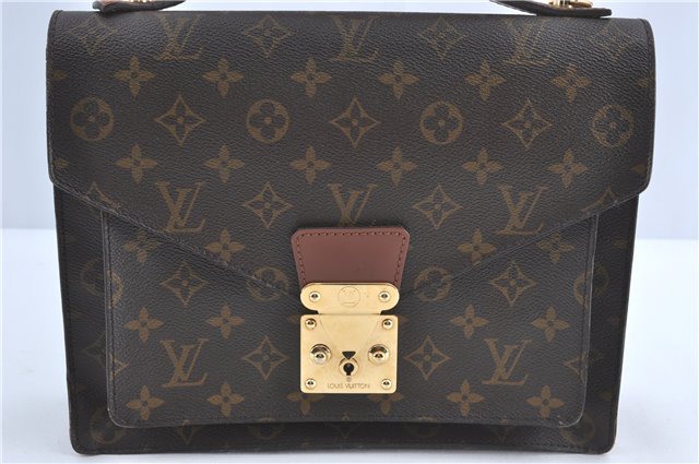 Authentic Louis Vuitton Monogram Monceau 2Way Shoulder Hand Bag M51185 LV J0556