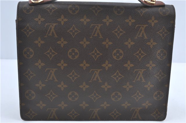 Authentic Louis Vuitton Monogram Monceau 2Way Shoulder Hand Bag M51185 LV J0556