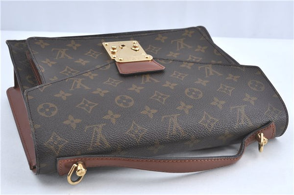 Authentic Louis Vuitton Monogram Monceau 2Way Shoulder Hand Bag M51185 LV J0556