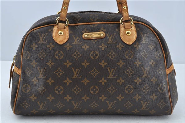 Auth Louis Vuitton Monogram Montorgueil GM Shoulder Tote Bag M95566 LV J0558