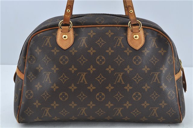 Auth Louis Vuitton Monogram Montorgueil GM Shoulder Tote Bag M95566 LV J0558